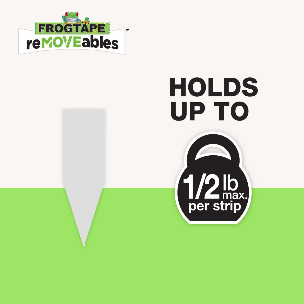 FrogTape reMOVEables™ Poster Strips Application Image 2