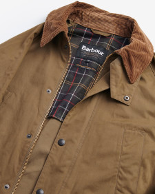 Peached Oversized Bedale Casual Jacket Dark Sand