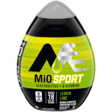 MiO Sport Lemon Lime Liquid Water Enhancer with Electrolytes & B Vitamins, 1.62 fl oz Bottle