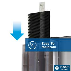 Dixie®, Ultra SmartStock Series-B Classic Spork Dispenser, Black