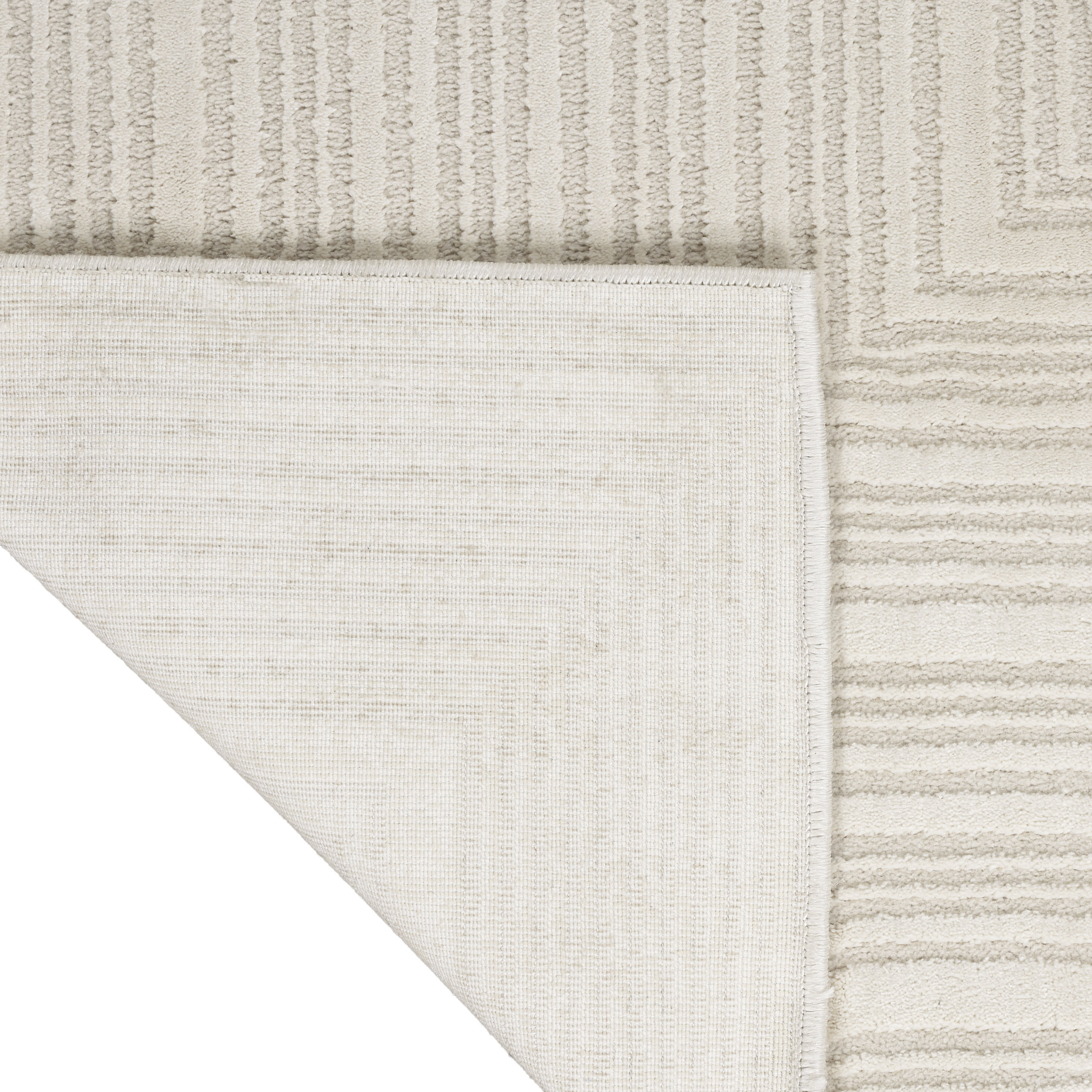 Calvin Klein CK024 Irradiant 2' x 6' Ivory Modern Indoor Rug