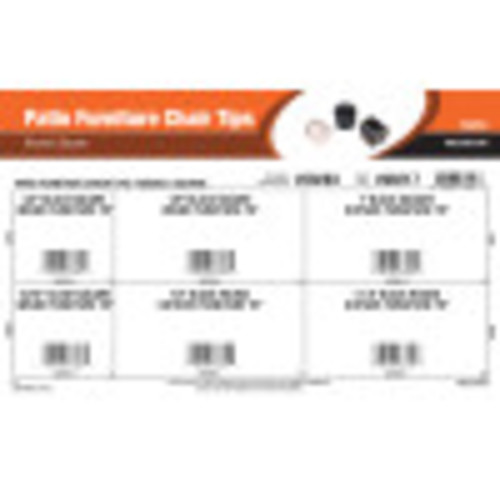 Patio Furniture Chair Tips Assortment (Round & Square)