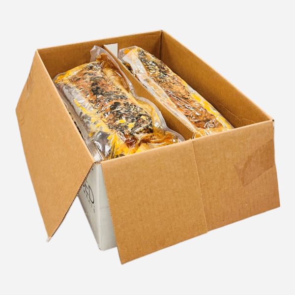 HORMEL(r) FIRE BRAISED(tm) Loin Back Pork Ribs, 10 pc . C1RM - Front Right Open Case (Hi Res)