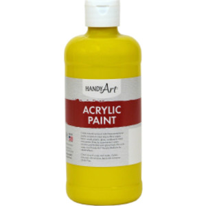 Acrylic Paint 16 oz, Chrome Yellow