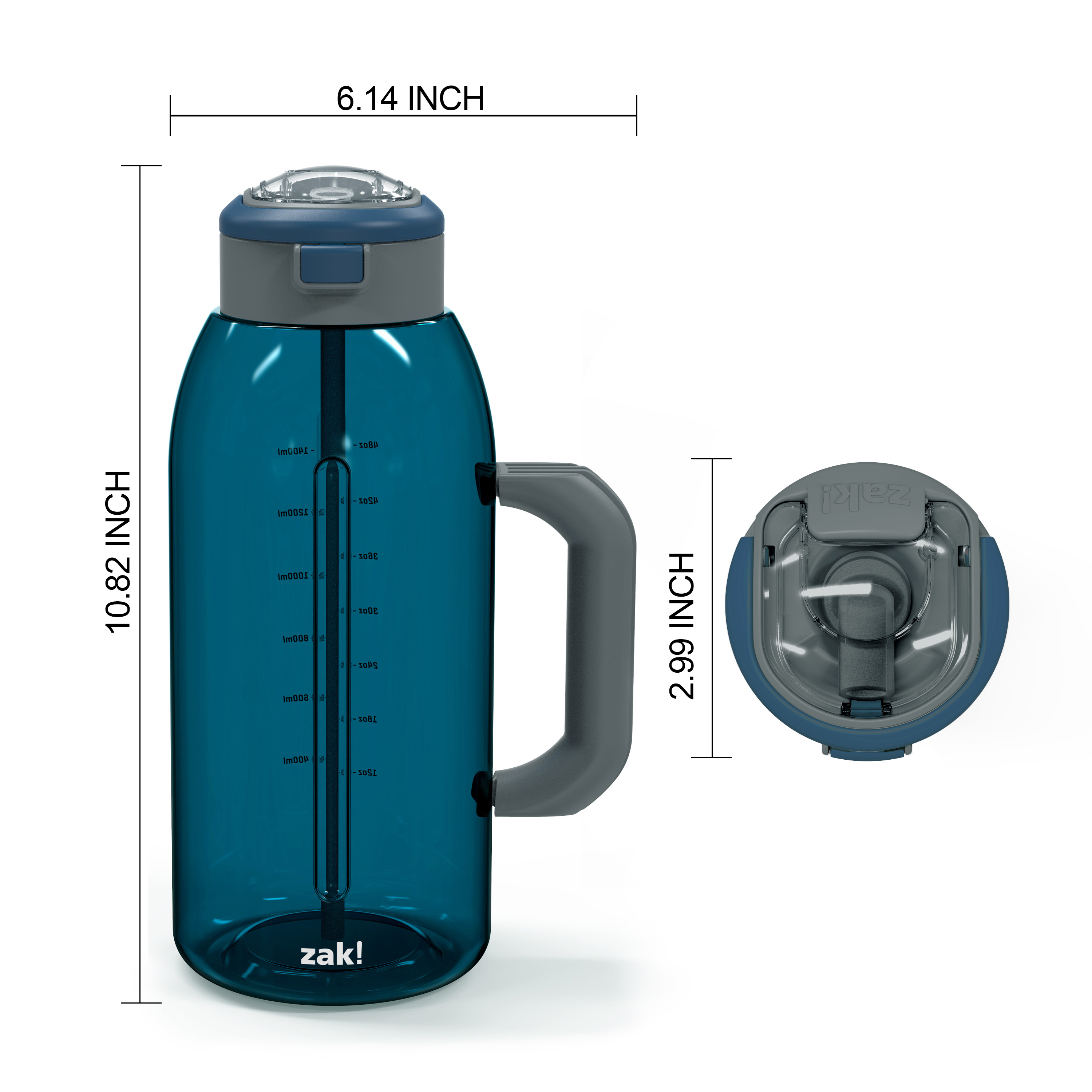 Genesis 64 ounce Water Bottles, Indigo slideshow image 4 Genesis 64 ounce Water Bottles, Indigo slideshow image 4