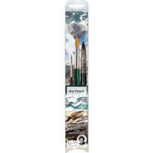 Artist Signature Collection by Cesc Farré, Watercolor Brushes, Assorted, 3 Brush Set