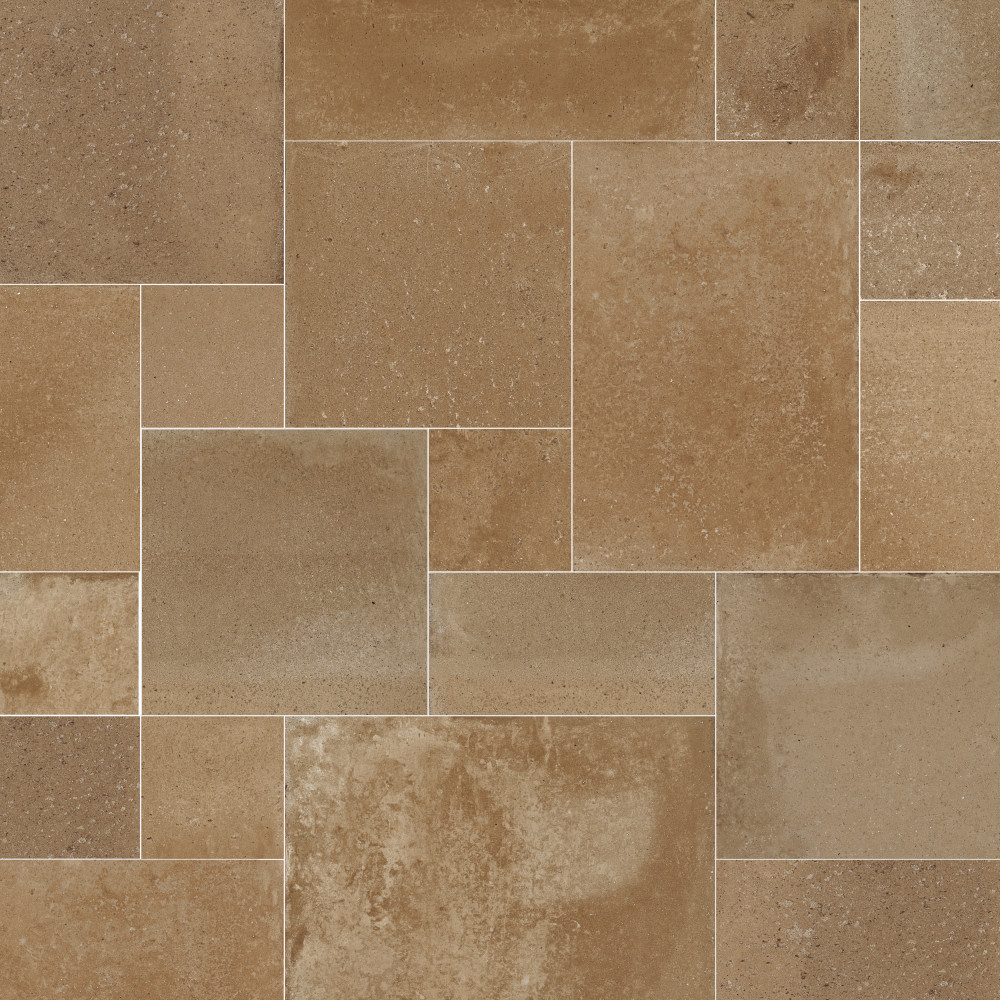 Adagio Rosso Modular 25-5/8 in. x 51-1/8 in. Porcelain Floor and Wall Tile