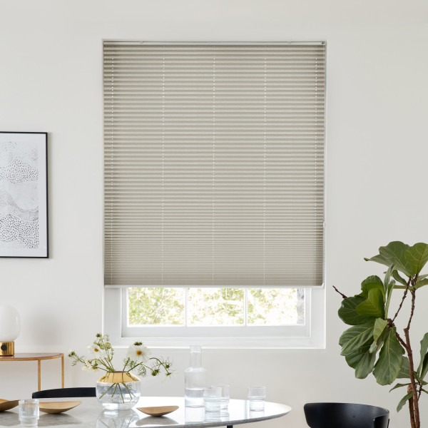 Shimmer Taupe Pleated blind