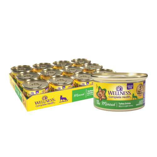 Wellness Complete Health Minced Minced Turkey Entree Front packaging