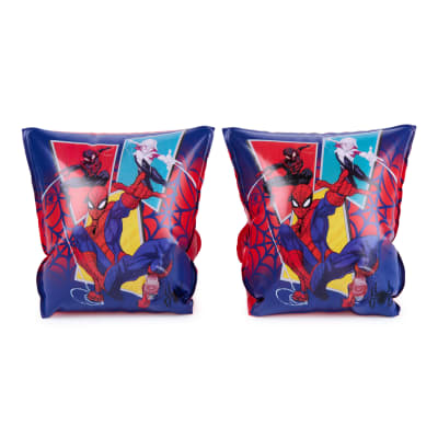 SwimWays Spider-Man Soft Swimmies, Kids Water Wings, Personal Flotation Device for Swim Training, Kids Swimming Aid,  Marvel Pool Toys & Safety Gear for Ages 3-5 Years Old