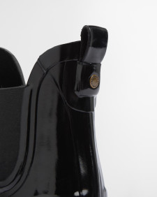 Barbour The Edit by Alexa Lou Wedge Ankle Wellingtons Classic Black