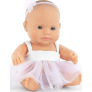 My Friends & Me Baby Doll, Caucasian Girl, 8-1/4" (Bag)