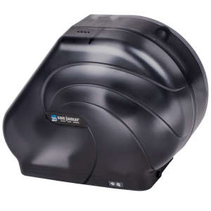 SAJR3090TBK, San Jamar, Reserva, Jumbo Bath Tissue Dispenser, Black Translucent