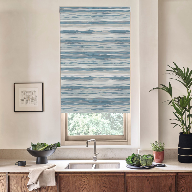 Cove Blackout Turquoise Roller Blind