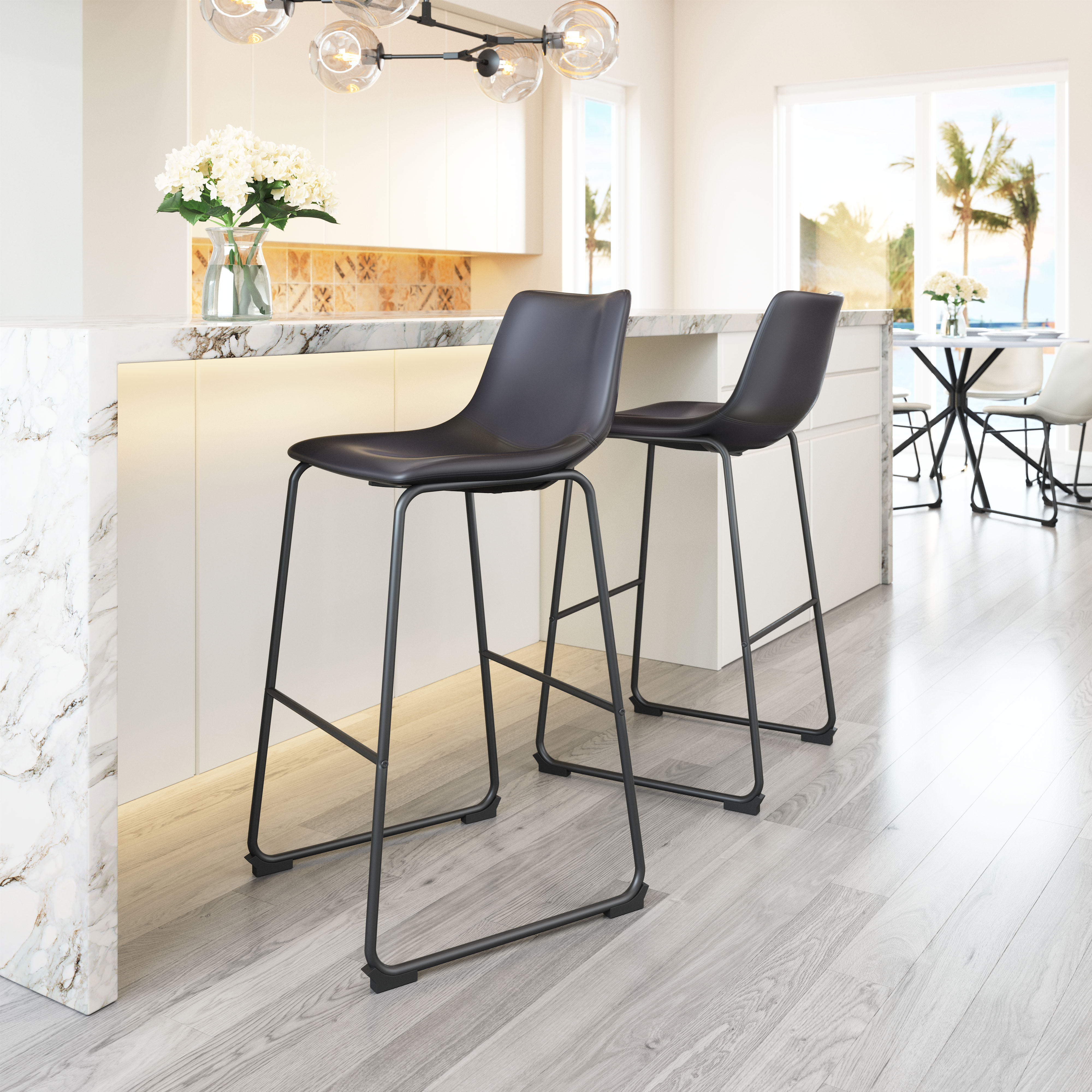Smart Barstool (Set of 2) Black product image