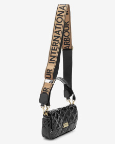 Soho Mini Quilted Crossbody Bag High Shine Black