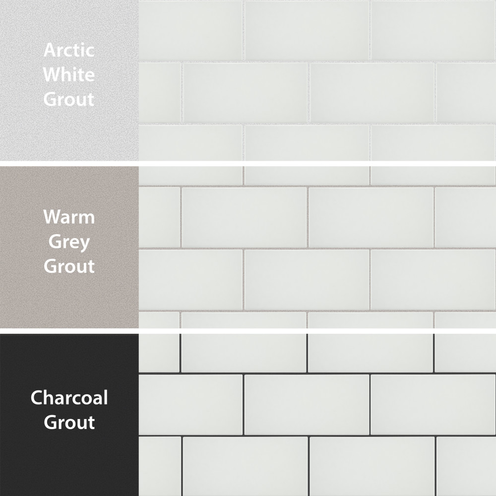 Piscina Glossy White with BioTech 9-5/8 in. x 19-1/2 in. Porcelain Floor and Wall Tile