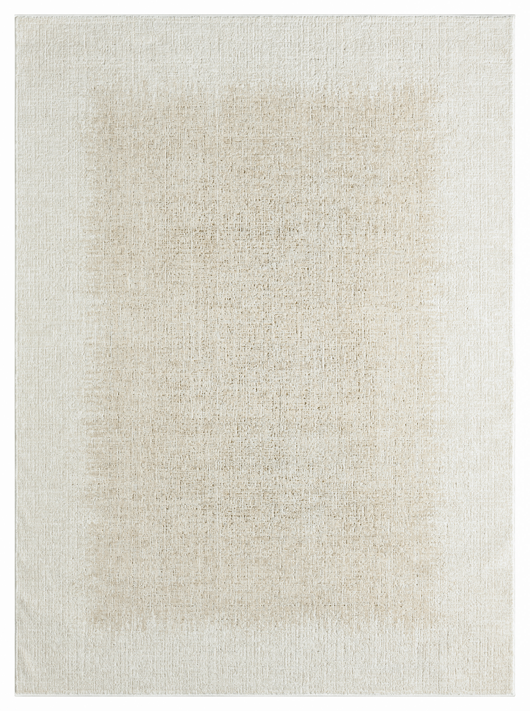 DKNY Grand Street 3'11" x 5'11" Ivory Beige Modern Indoor Rug