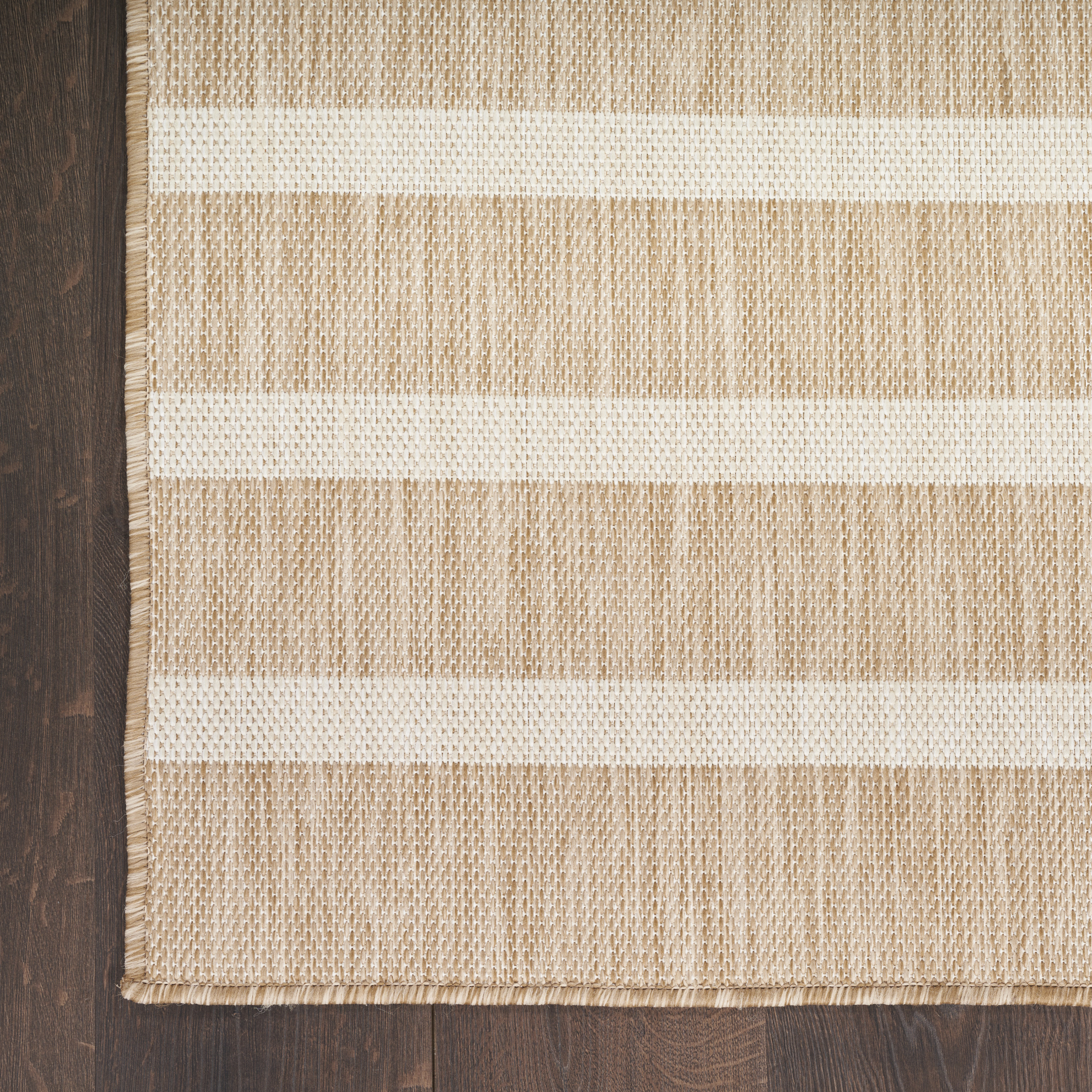 Nourison Positano 6' x 9' Beige Ivory Modern Rug