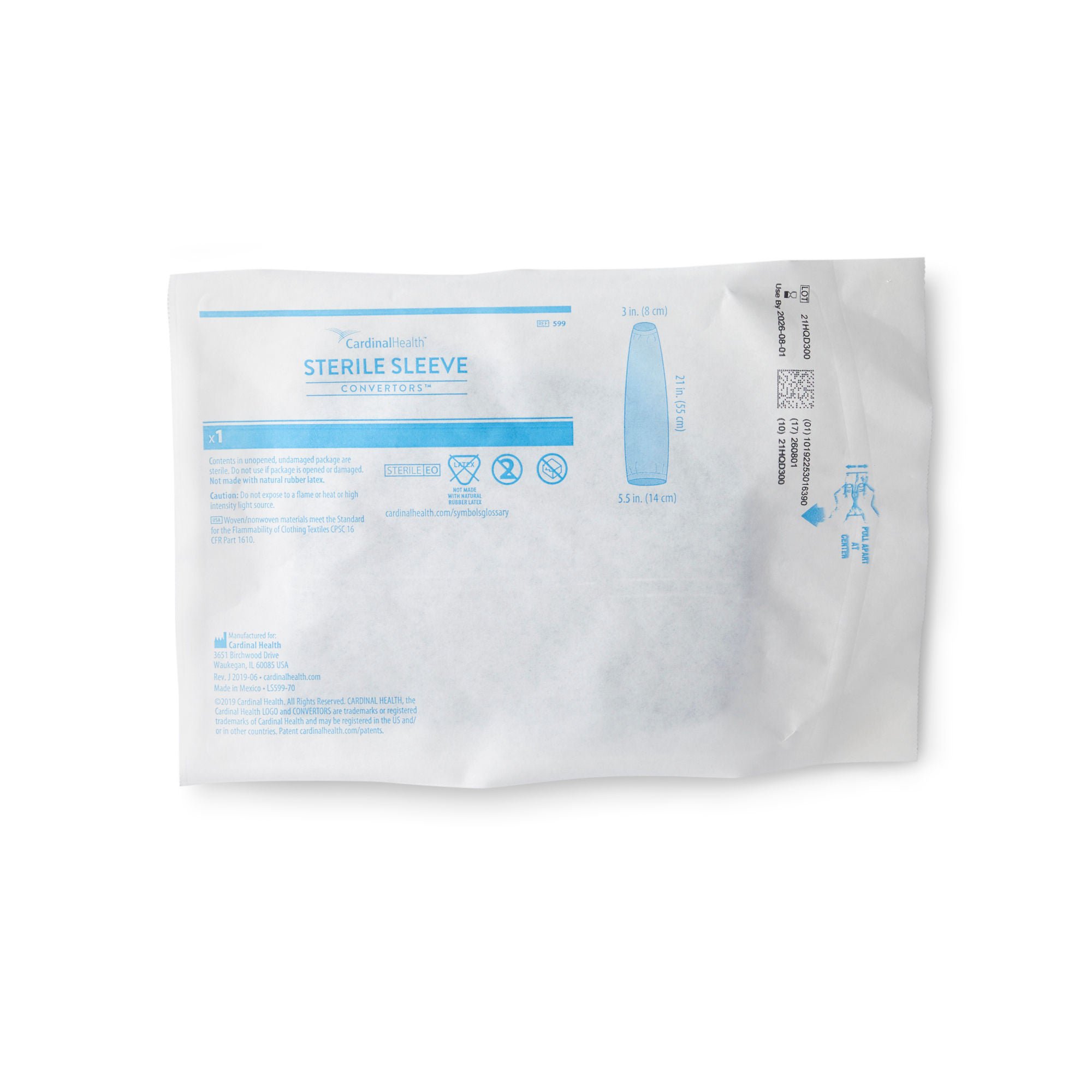 Cardinal Health™ Protective Surgical Sleeve, Sterile