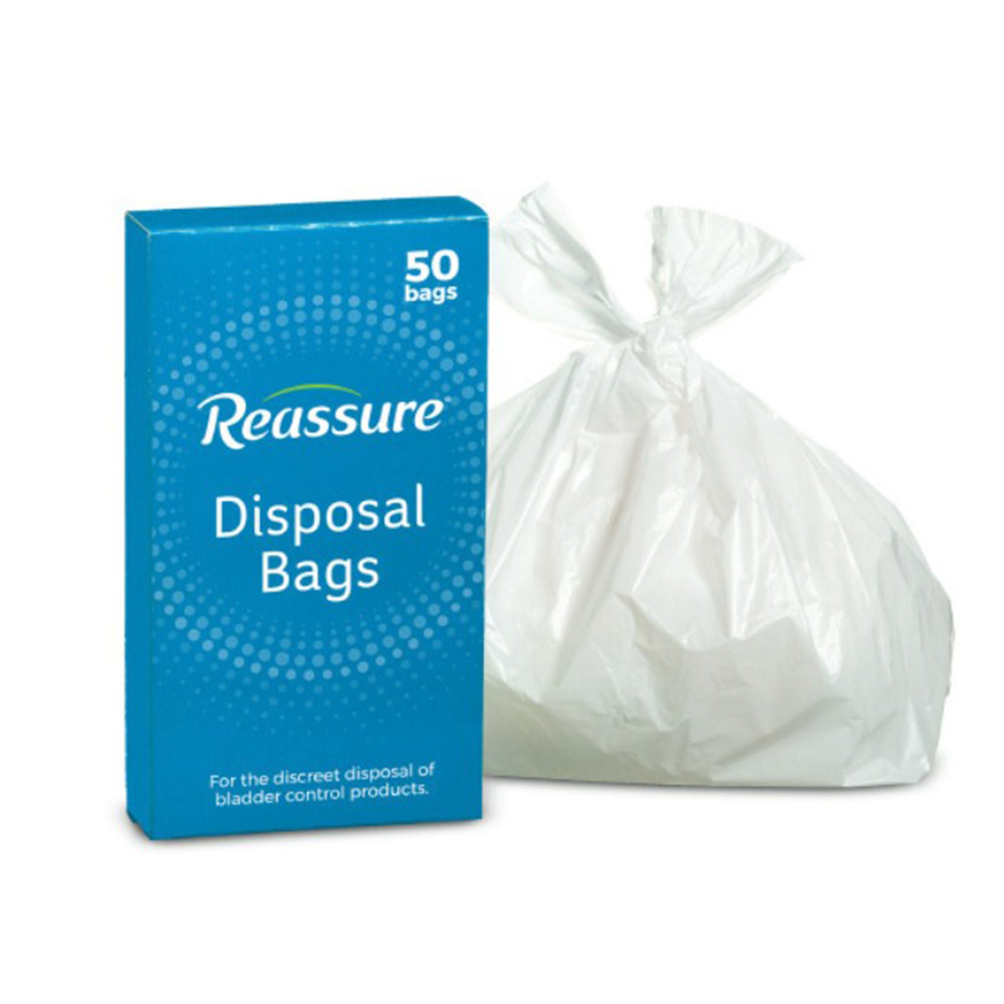 Reassure® Disposal Bags for Used Incontinence Briefs, Pads and Underwear