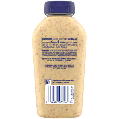 Grey Poupon Mild & Creamy Dijon Mustard, 10 oz Bottle