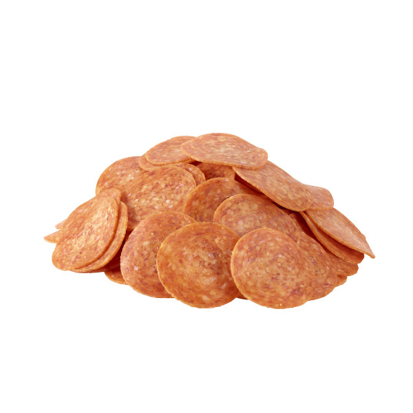 HORMEL(r) PILLOW PACK Pepperoni, 16 slices per oz, 4/3 lb . C1C0 - Front Center Out of Package (Hi Res)