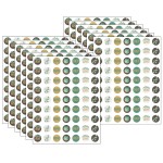 Teacher Created Resources&reg; Eucalyptus Mini Stickers, 378 Per Pack, 12 Packs TCR8478-12
