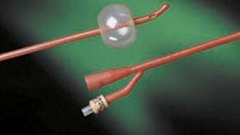 Bardex® Lubricath® Foley Catheter, 22 Fr., Medium, Coudé Tip