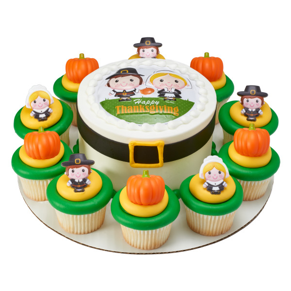 Pilgrims Cupcake Rings