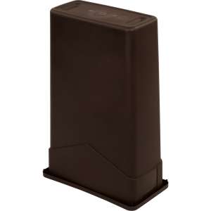 Carlisle, TrimLine, 23 gal, Polyethylene, Brown, Rectangle, Receptacle