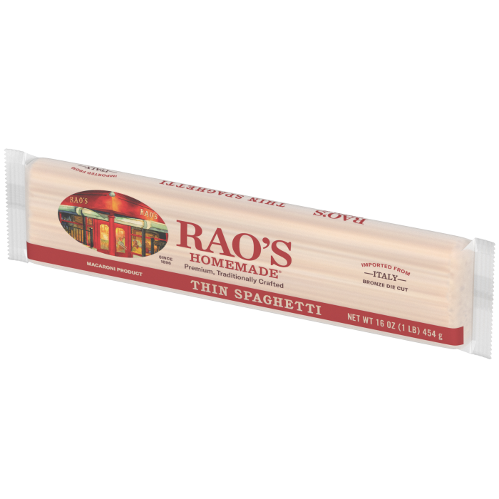 Thin Spaghetti Pasta, 16 oz - Right angle Image