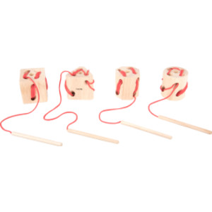 Wooden Lacing Shapes