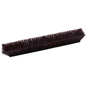 Carlisle, Flo-Pac, 24in, Coarse/Heavy Floor Sweep, Polypropylene Bristles, Maroon