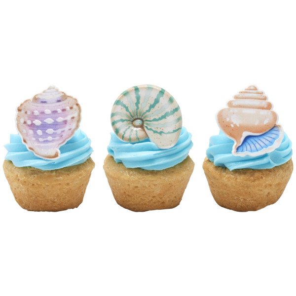 Seashell Cupcake Rings