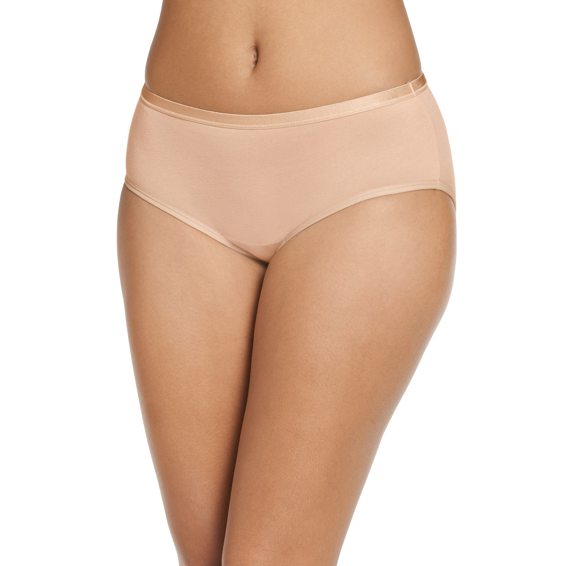 Jockey Women’s Worry Free Cotton Stretch Heavy Absorbency Full Coverage Hipster