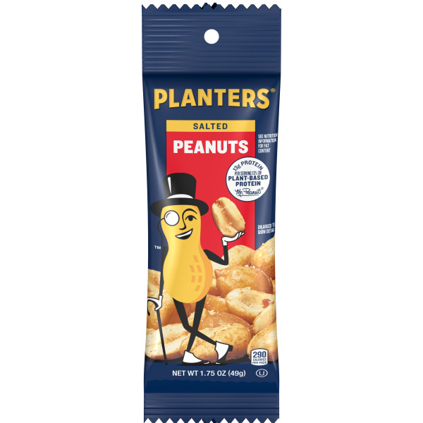 PLANTERS(r) Salted Peanuts 144/1.75oz . C1CB - Front Center Inner Pack (Hi Res)