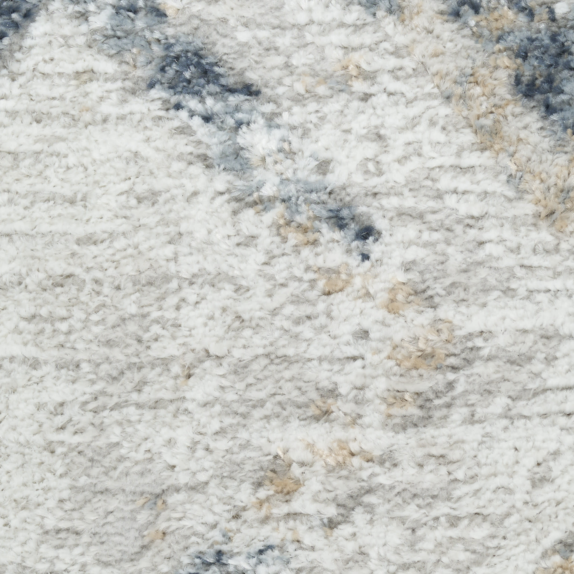 Nourison Dekor 5'3" x 7' Grey Navy Modern Indoor Rug