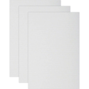 One-Sided Corrugated Project Sheet, 20 x 30 in, White, 3-Pack