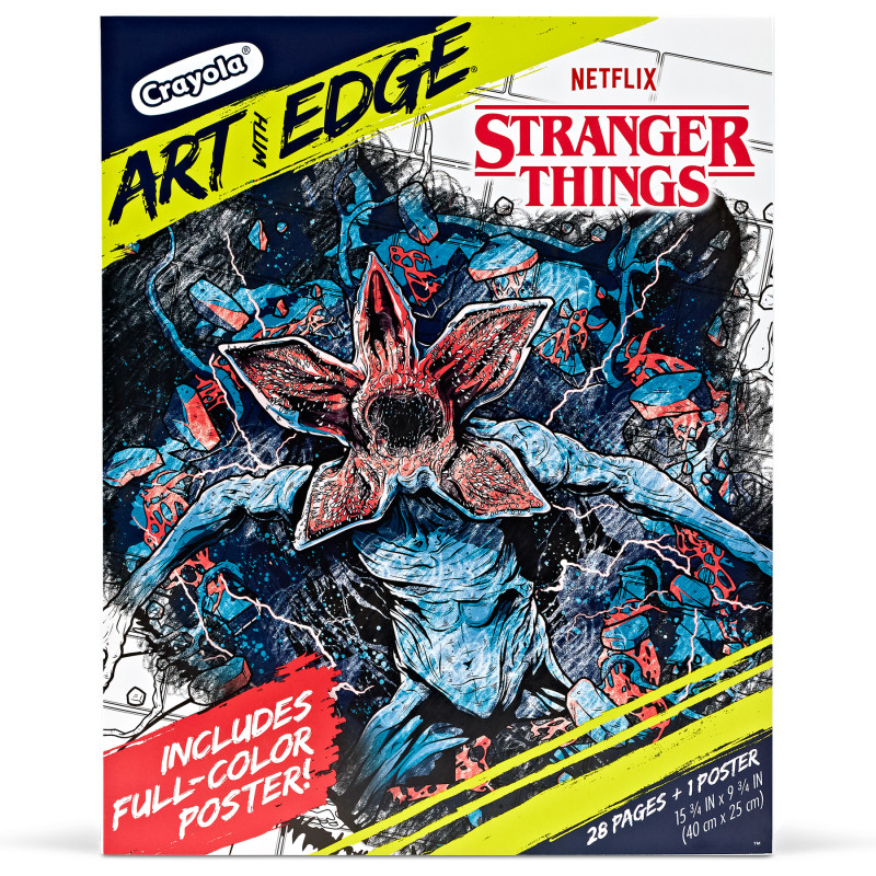 Art with Edge Stranger Things Coloring Book, 28 Coloring Pages