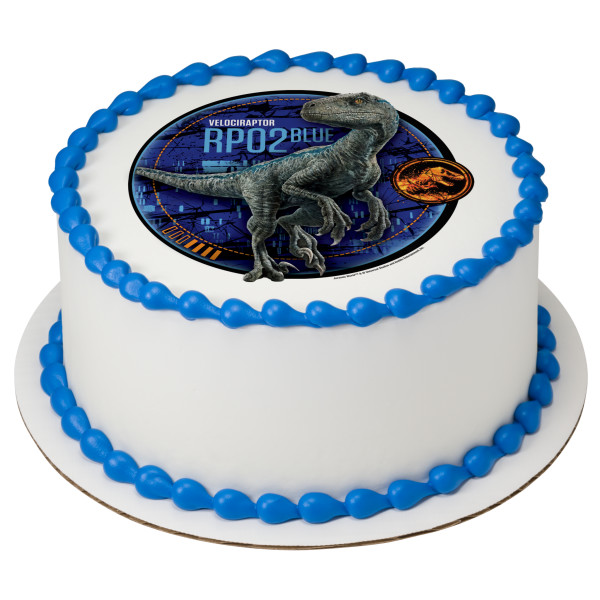 Jurassic World Fallen Kingdom Blue PhotoCake® Edible Image®