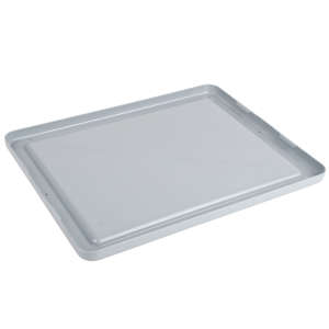 Rubbermaid Commercial, Palletote, 19.6" X 15.6" Lid For Stackable Nestable Container, Gray