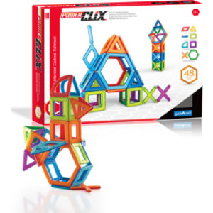 PowerClix&reg; Frames, Magnetic Building Set, 48 Pieces