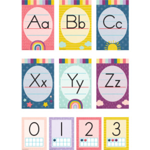 Oh Happy Day Alphabet Bulletin Board Set