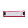 Rubbermaid Commercial, Adaptable Microfiber Flat Mop Pad, 18"W, Red