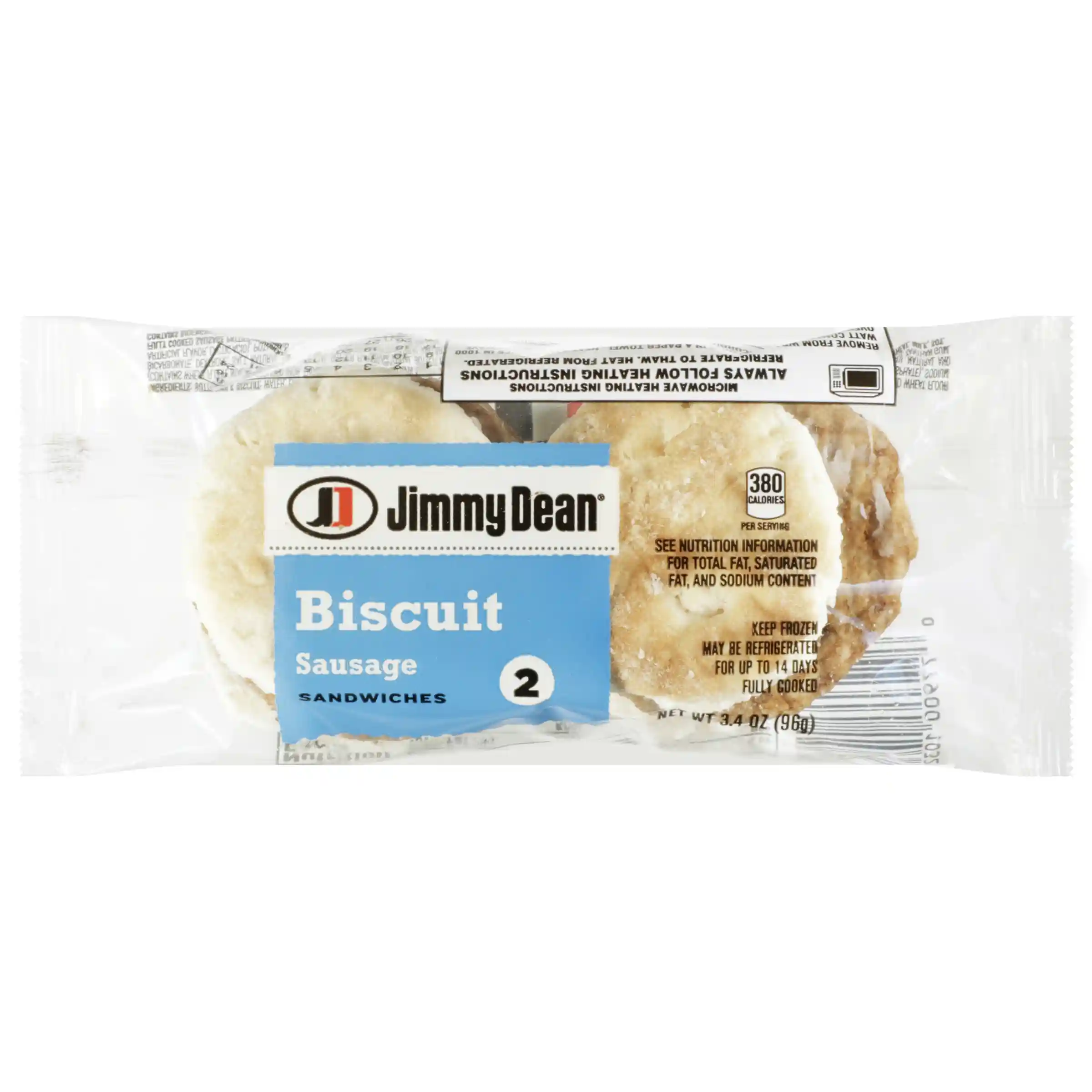 Jimmy Dean® Individually Wrapped Sausage Biscuit, Twin Pack_image_3