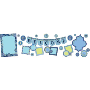 Blue Harmony Welcome Bulletin Board Sets