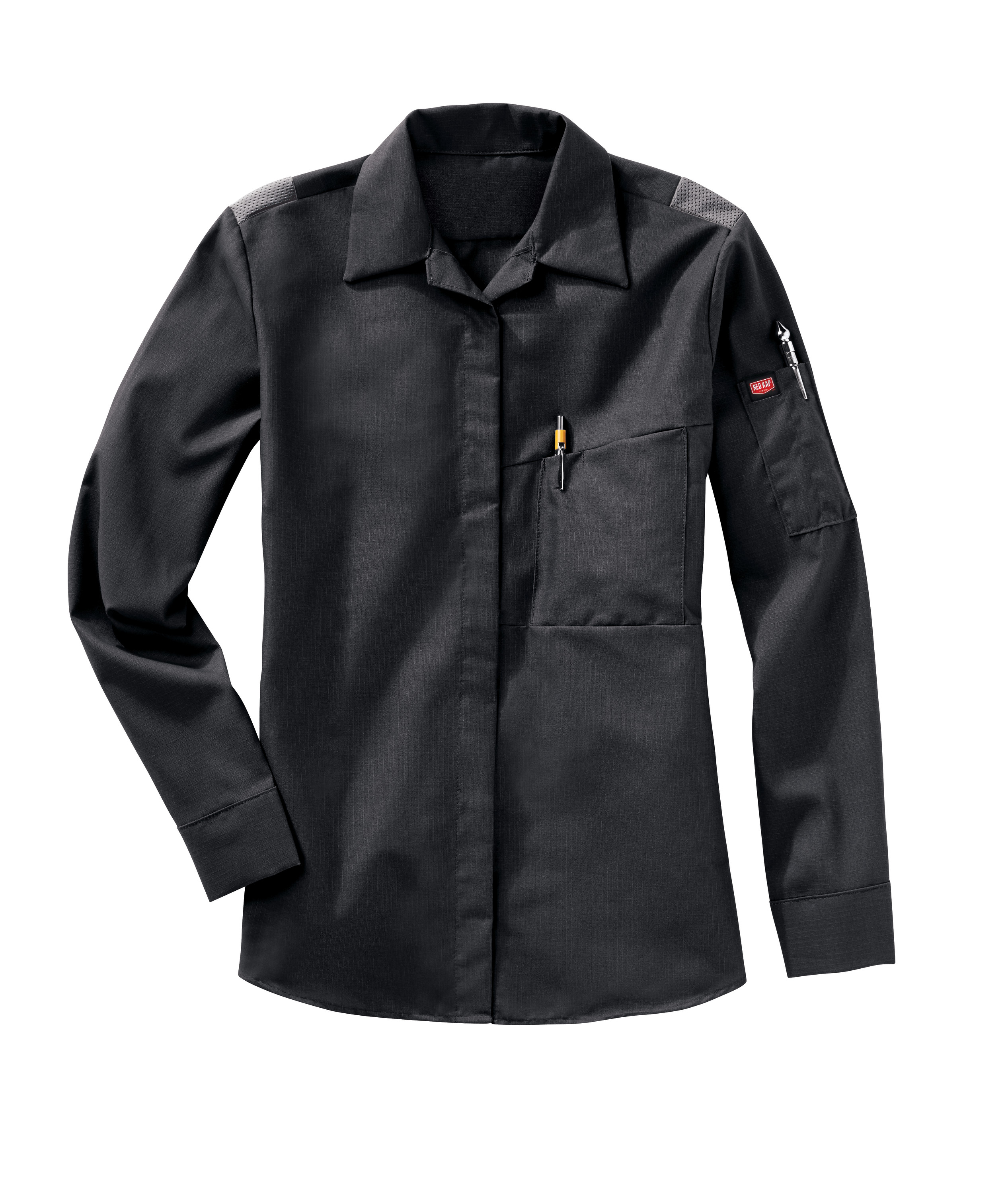 Camisa Red Kap para mujer manga larga Performance Plus Shop con tecnología OilBlok - Imagen 11 de 26