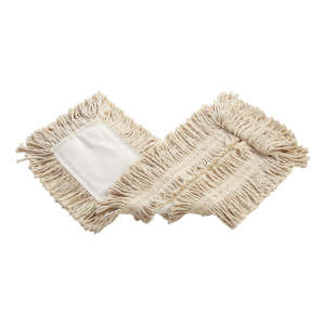 Rubbermaid Commercial, Disposable Cut End Cotton Dust Mop, 24"W, White