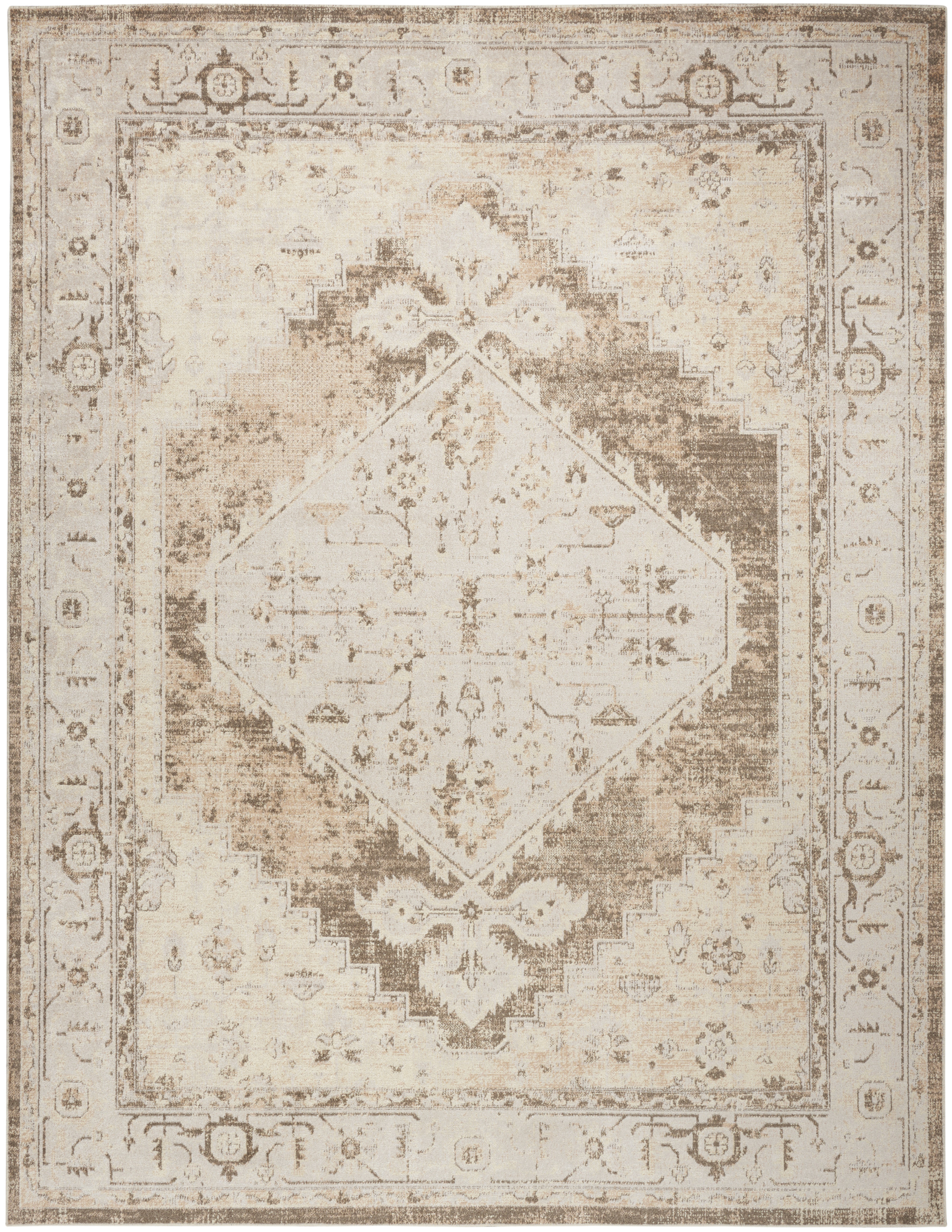 94.00" x 120.00" x .25" Astra Machine Washable Turkey N1628